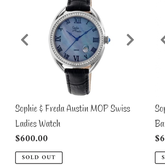 Sophie & Freda Austin Mop Swiss Ladies Watch - Picture 10 of 10